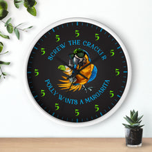 Load image into Gallery viewer, SCREW THE CRACKER POLLY WANTS A MARGARITA - Festive Party Clock
