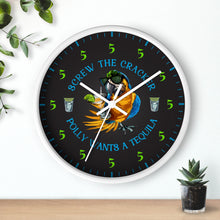 Load image into Gallery viewer, SCREW THE CRACKER POLLY WANTS A TEQUILA Clock