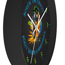 Load image into Gallery viewer, SCREW THE CRACKER POLLY WANTS A MARGARITA - Festive Party Clock
