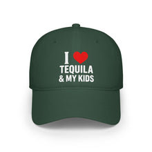 Load image into Gallery viewer, I Love Tequila & My Kids - Dads Tequila Loving Baseball Cap