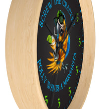 Load image into Gallery viewer, SCREW THE CRACKER POLLY WANTS A MARGARITA - Festive Party Clock