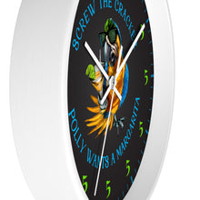 Load image into Gallery viewer, SCREW THE CRACKER POLLY WANTS A MARGARITA - Festive Party Clock