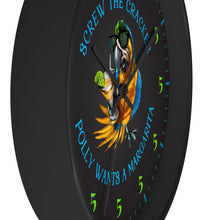 Load image into Gallery viewer, SCREW THE CRACKER POLLY WANTS A MARGARITA - Festive Party Clock