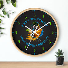 Load image into Gallery viewer, SCREW THE CRACKER POLLY WANTS A MARGARITA - Festive Party Clock