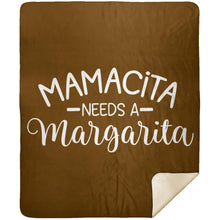 Load image into Gallery viewer, Mamacita NEEDS A Margarita Party Drinking Premium Mink Sherpa Blanket