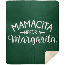 Load image into Gallery viewer, Mamacita NEEDS A Margarita Party Drinking Premium Mink Sherpa Blanket