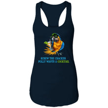 Load image into Gallery viewer, SCREW THE CRACKER POLLY WANTS A COCKTAIL - Party Drinking Tank