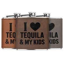 Load image into Gallery viewer, I_Love_Tequila__My_Kids_Flask_Color_Options_Front_Mockup.png