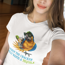 Load image into Gallery viewer, SCREW THE CRACKER POLLY WANTS A COCKTAIL - Unisex Party Drinking Tee