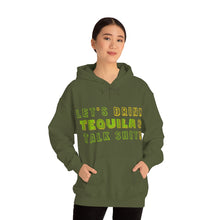 Load image into Gallery viewer, Let's Drink Tequila & Talk Shit Unisex Drinking Hoodie