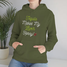 Load image into Gallery viewer, Tequila Makes My Liver Horny Unisex Drinking Hoodie