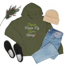 Load image into Gallery viewer, Tequila Makes My Liver Horny Unisex Drinking Hoodie