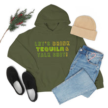 Load image into Gallery viewer, Let's Drink Tequila & Talk Shit Unisex Drinking Hoodie