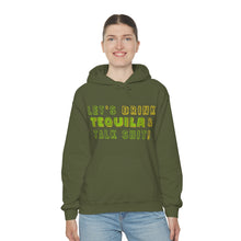Load image into Gallery viewer, Let's Drink Tequila & Talk Shit Unisex Drinking Hoodie