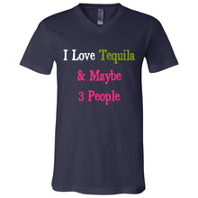 Load image into Gallery viewer, I Love Tequila & Maybe 3 People - Unisex Party Vacay Drinking Tee