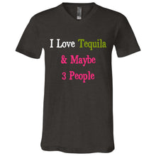 Load image into Gallery viewer, I Love Tequila & Maybe 3 People - Unisex Party Vacay Drinking Tee