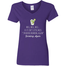 Load image into Gallery viewer, Well Well Well Drinking Again Ladies Tee
