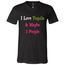 Load image into Gallery viewer, I Love Tequila & Maybe 3 People - Unisex Party Vacay Drinking Tee