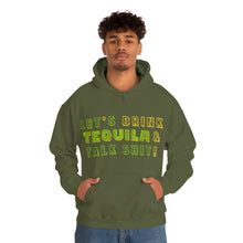 Load image into Gallery viewer, Let's Drink Tequila & Talk Shit Unisex Drinking Hoodie