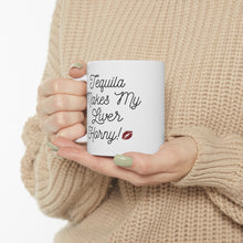 Load image into Gallery viewer, Tequila Makes My Liver Horny Big Gulp Drinking Mug