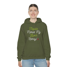 Load image into Gallery viewer, Tequila Makes My Liver Horny Unisex Drinking Hoodie