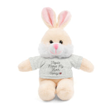 Load image into Gallery viewer, Tequila Makes My Liver Horny - Cuddly Stuffed Bunny with Comfy Soft Tee