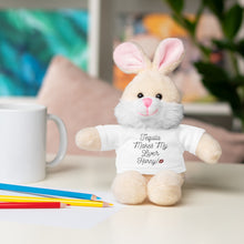 Load image into Gallery viewer, Tequila Makes My Liver Horny - Cuddly Stuffed Bunny with Comfy Soft Tee