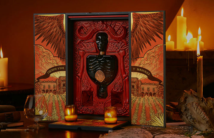 Behold, the creepiest bottle of tequila ever (thanks, Guillermo Del Toro!)