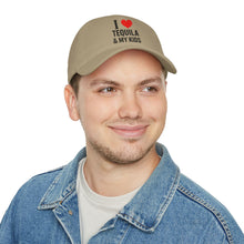 Load image into Gallery viewer, I Love Tequila &amp; My Kids - Dads Tequila Loving Baseball Cap
