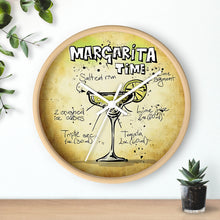 Load image into Gallery viewer, It&#39;s &quot;Margarita Time&quot; Clock😛⏰✅🍸🍸
