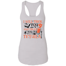 Load image into Gallery viewer, I WILL TRICK YOU AND TREAT YOU TO TEQUILA - Halloween Party Drinking Tank Top
