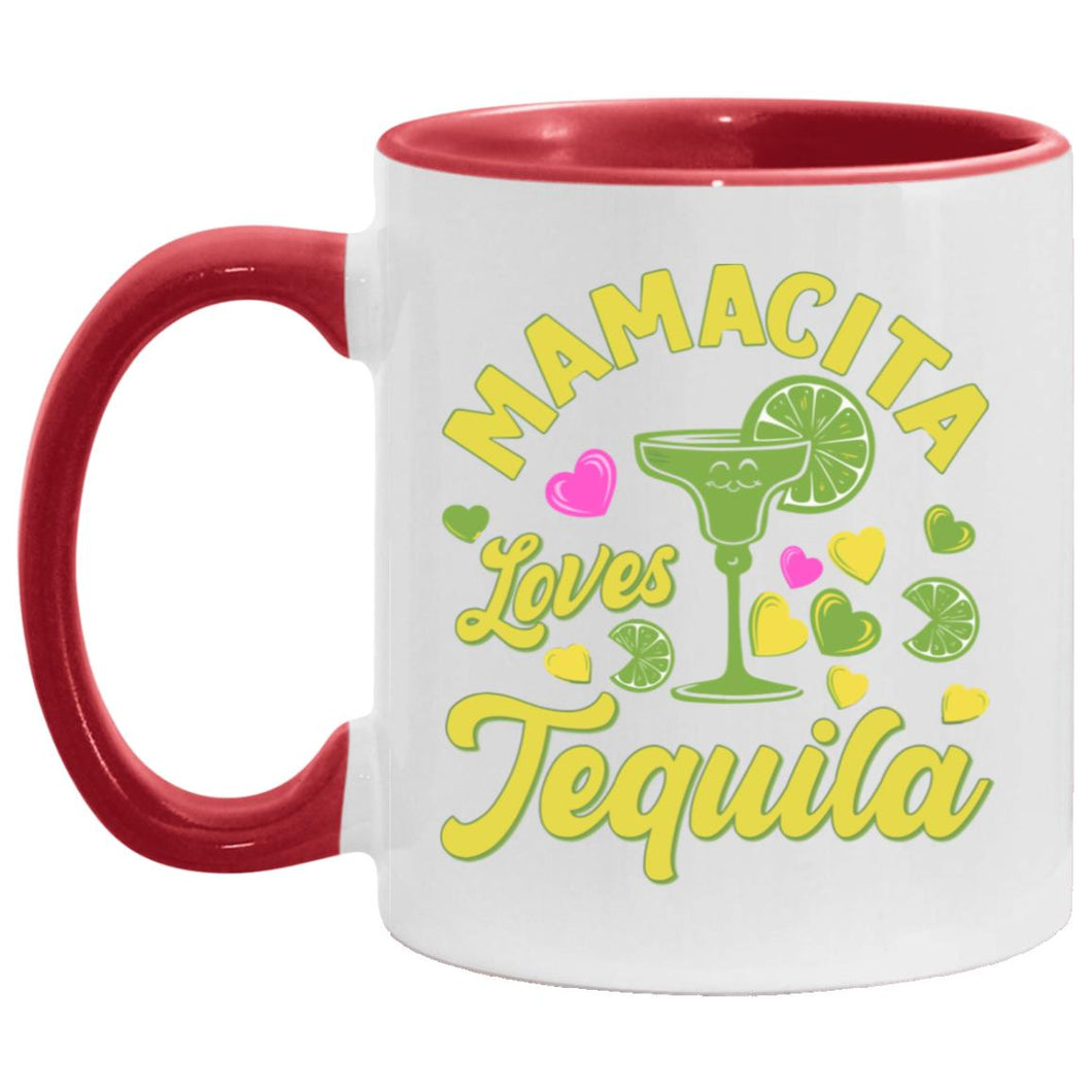 Mamacita Loves Tequila Drinking Mug