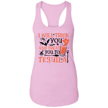 Load image into Gallery viewer, I WILL TRICK YOU AND TREAT YOU TO TEQUILA - Halloween Party Drinking Tank Top
