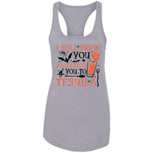 Load image into Gallery viewer, I WILL TRICK YOU AND TREAT YOU TO TEQUILA - Halloween Party Drinking Tank Top
