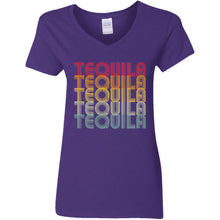 Load image into Gallery viewer, &quot;Tequila - Tequila - Tequila - Tequila - Tequila&quot; - Retro Classic Ladies Tee
