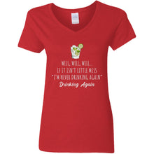 Load image into Gallery viewer, Well Well Well Drinking Again Ladies Tee
